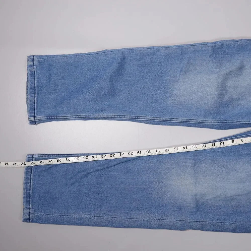 Mugsy Saturdays Jeans Cashmere Blend Blue Stretch Denim Mens 40 x 32